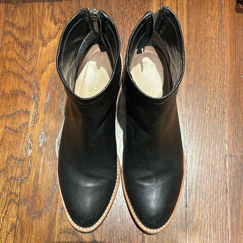 Loeffler Randall zip leather boot